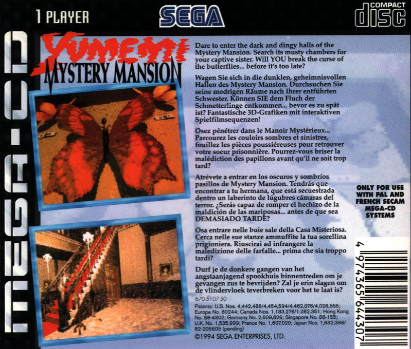 Mansion of Hidden Souls - Dos
