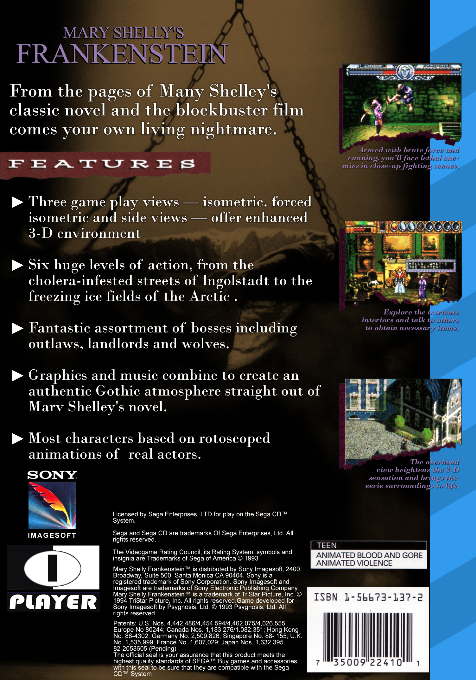 Mary Shelley's Frankenstein - Dos