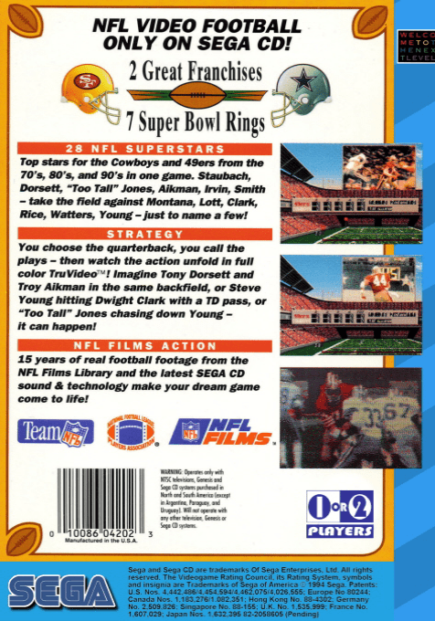 NFL's Greatest : San Francisco vs. Dallas 1978-1993 - Dos