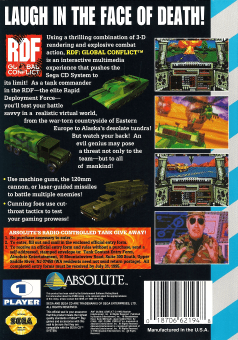 RDF : Global Conflict - Dos