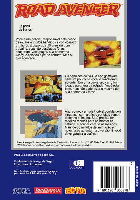 Road Avenger - Dos