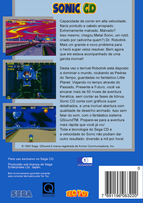 Sonic the Hedgehog CD - Dos