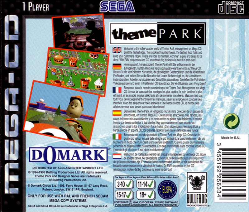 Theme Park - Dos