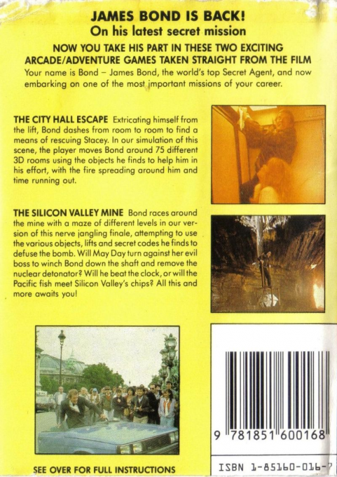 A View to a Kill - The Computer Game - Dos