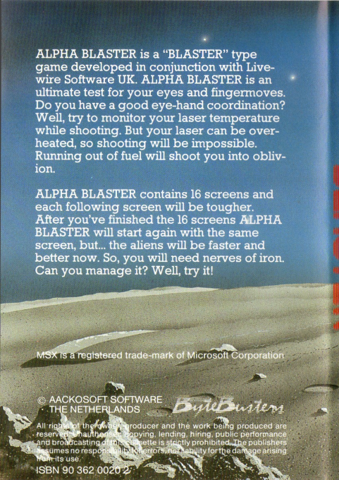 Alpha Blaster - Dos