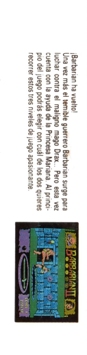 Barbarian 2 - The Dungeon Of Drax - Dos