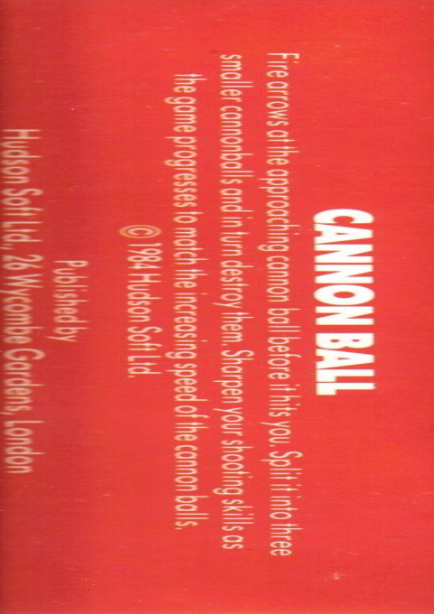 Cannon Ball - Dos