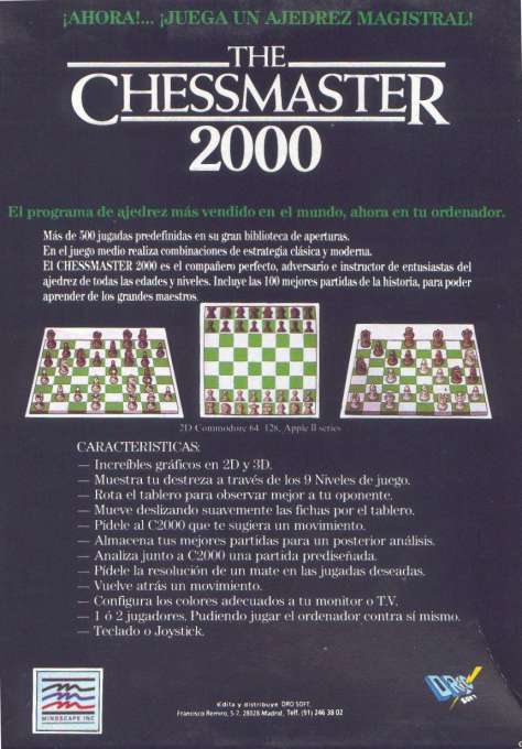 Chessmaster 2000, The - Dos