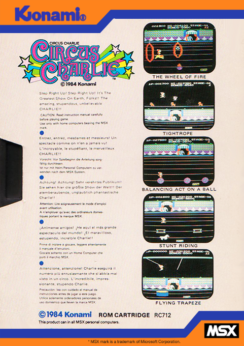 Circus Charlie - Dos