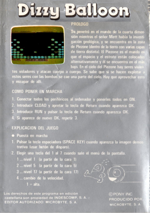 Dizzy Balloon - Dos