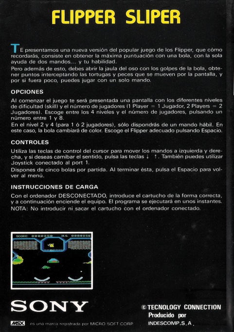 Flipper Slipper - Dos