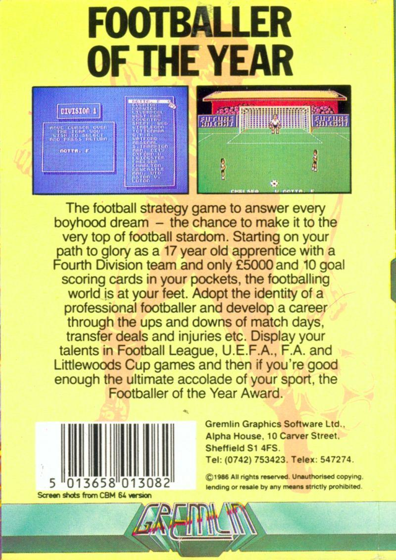 Footballer Of The Year - Dos