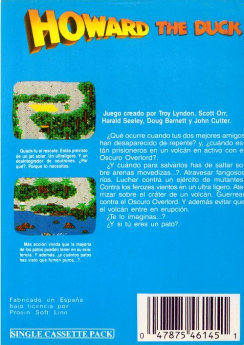 Howard The Duck - Dos