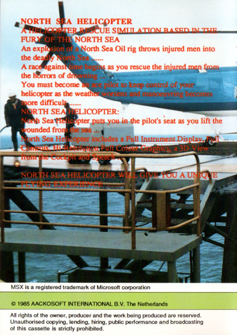 North Sea Helicopter - Dos
