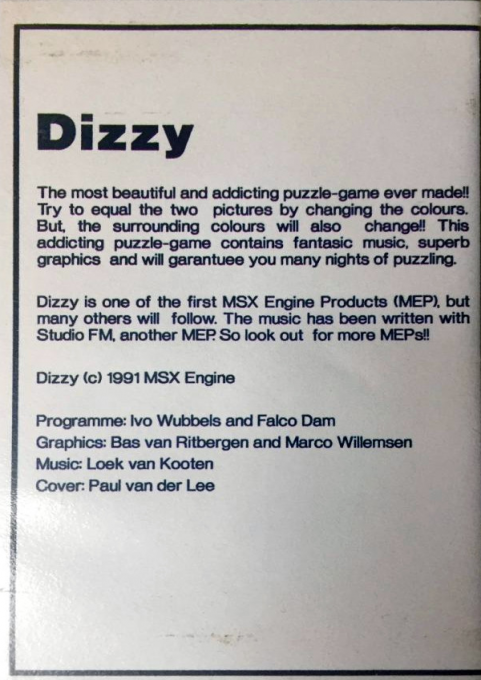 Dizzy - Dos