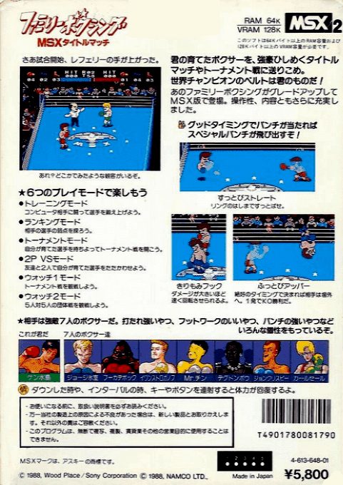 Family Boxing - Dos