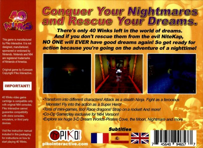 40 Winks - Dos