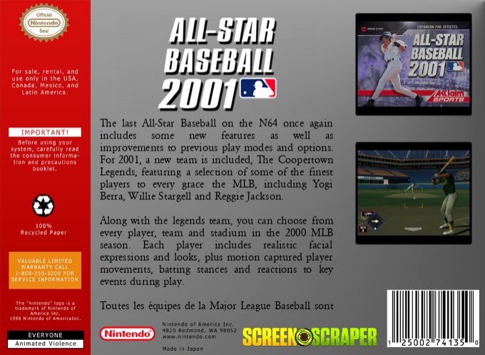 All-Star Baseball 2001 - Dos