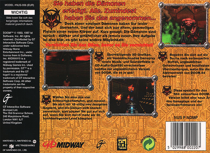 Doom 64 - Dos
