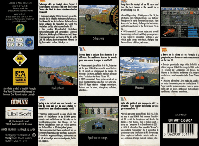 F1 Pole Position 64 - Dos