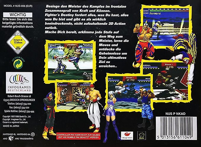 Fighter Destiny - Dos