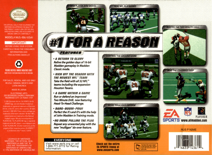Madden NFL 2000 - Dos