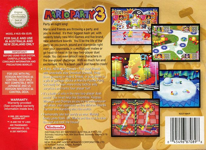 Mario Party 3 - Dos