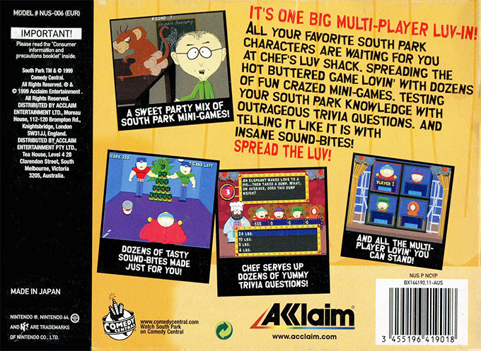 South Park : Chef's Luv Shack - Dos