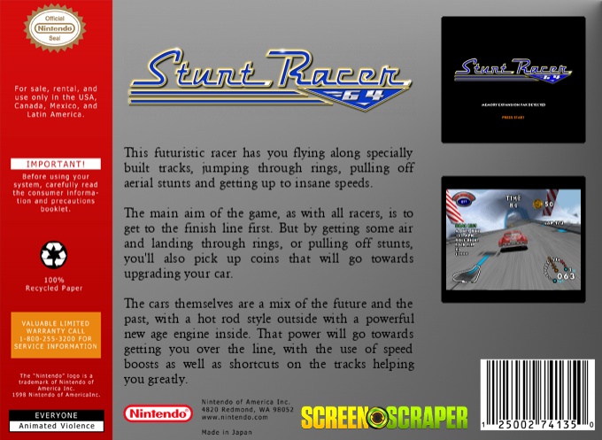 Stunt Racer 64 - Dos