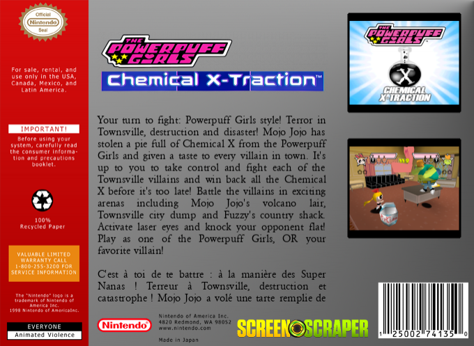 The Powerpuff Girls : Chemical X-Traction - Dos