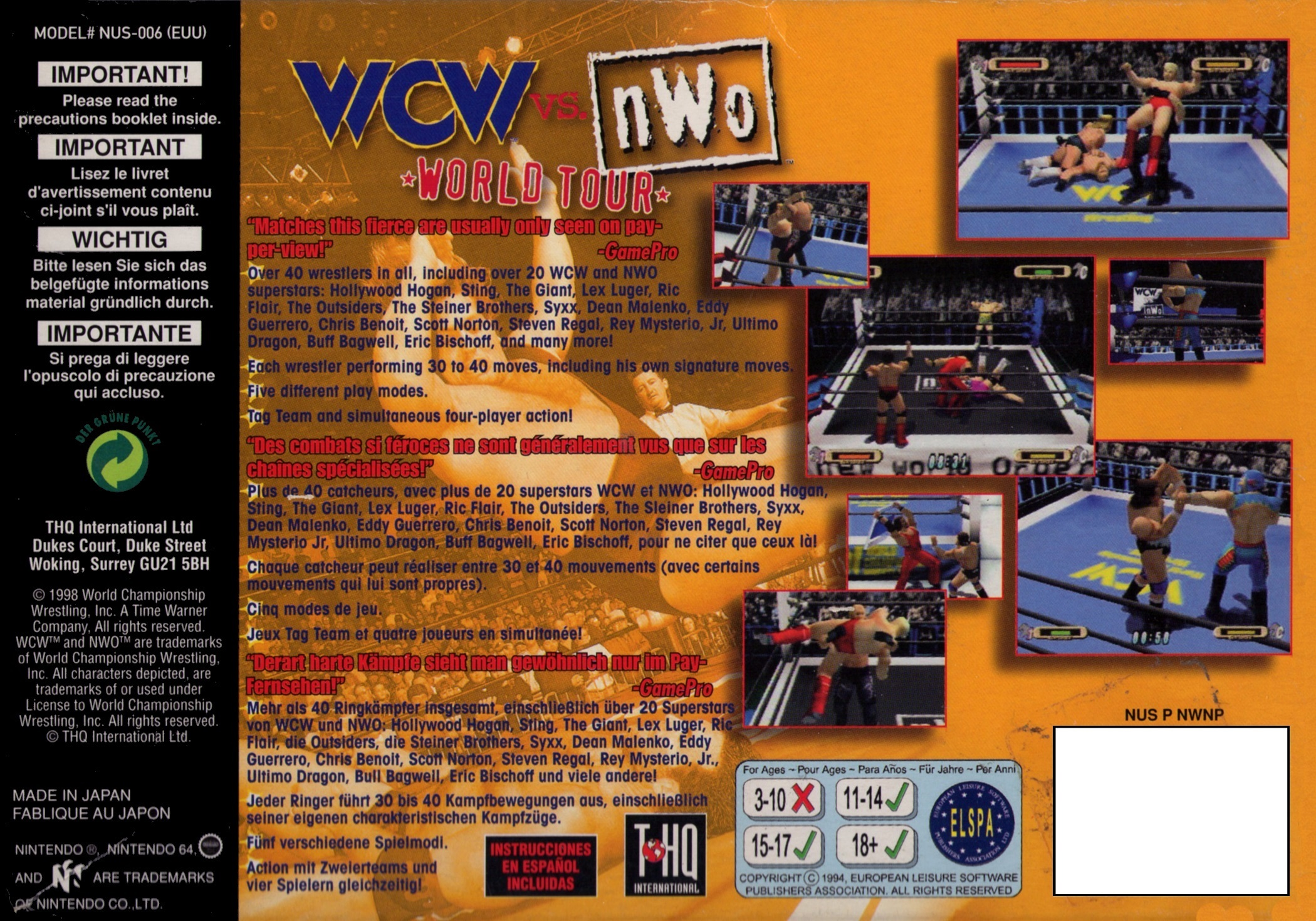 WCW vs. nWo World Tour - Dos