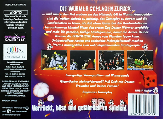 Worms Armageddon - Dos