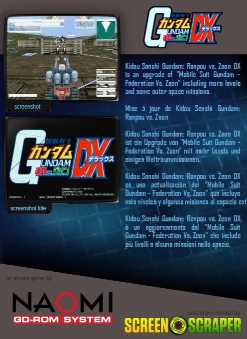 Mobile Suit Gundam : Federation vs Zeon - Dos