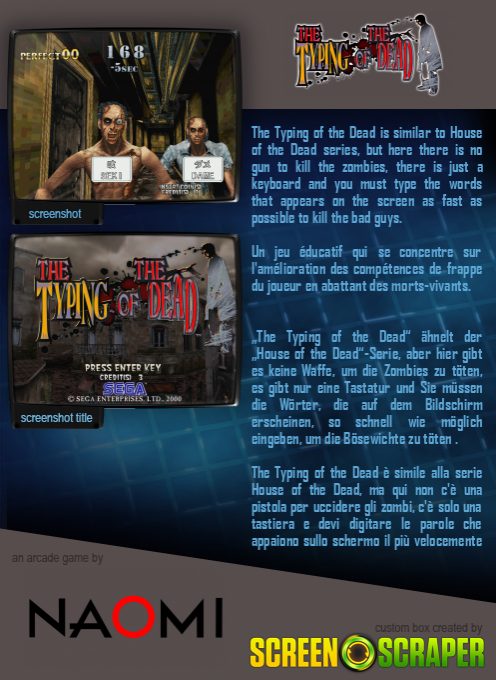 The Typing of the Dead - Dos