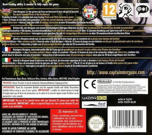 Captain Morgane et la Tortue d'Or dos