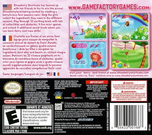 Charlotte aux Fraises : Le Gateau des Quatre Saisons dos