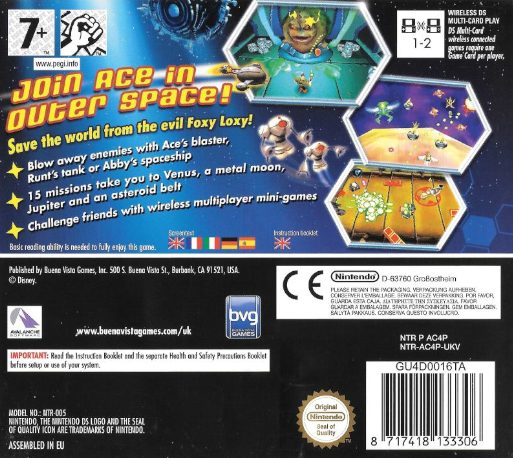 Chicken Little : Aventures Intergalactiques dos