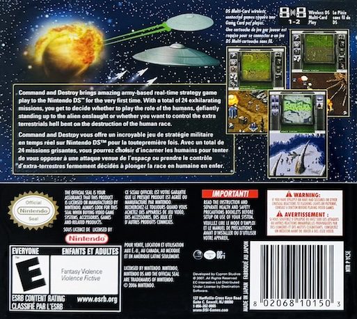 Command And Destroy dos