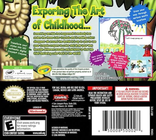 Crayola Treasure Adventures dos