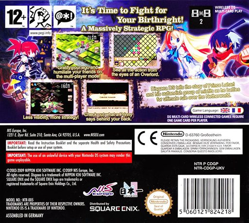 Disgaea Ds dos