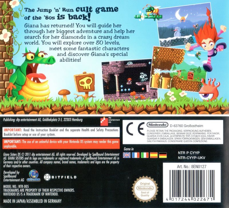 Giana Sisters DS dos