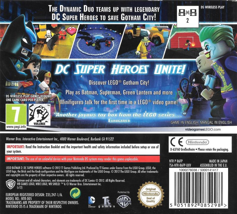 LEGO Batman 2 - DC Super Heroes - Dos