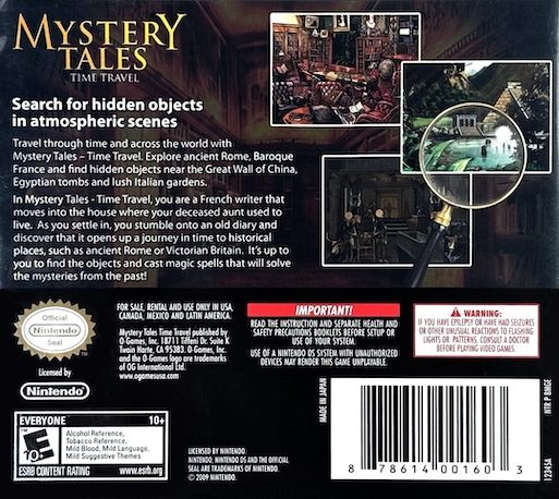 Mystery Tales : Time Travel dos