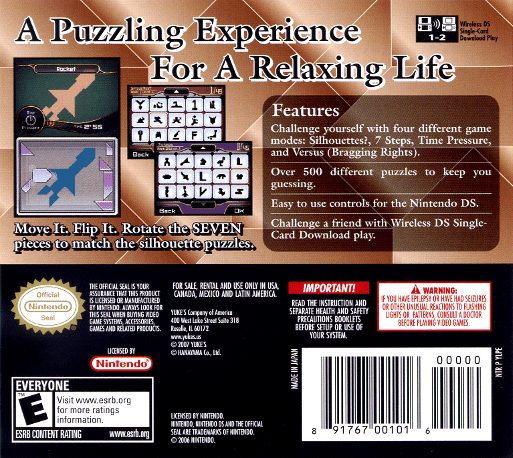 NEVES : Chaque Piece est une Enigme dos