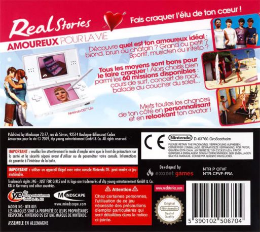Real Stories : Amoureux pour la Vie dos