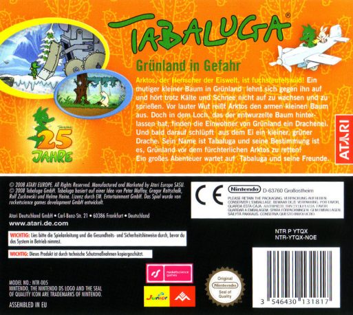 Tabaluga : Sauve le Monde Vert dos