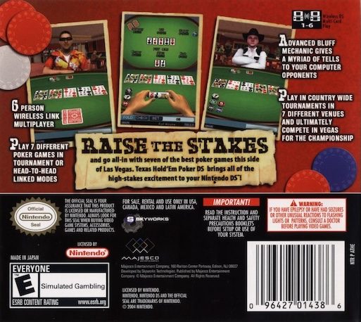 Texas Hold 'em Poker Ds dos