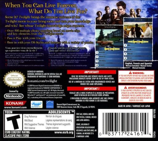 Twilight Scene It ? dos