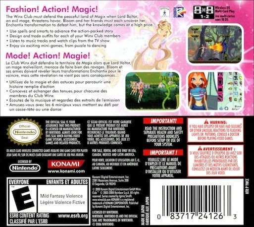 Winx Club : Mission Enchantix dos