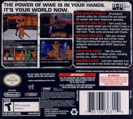 Wwe Smackdown Vs Raw 2008 Featuring Ecw dos